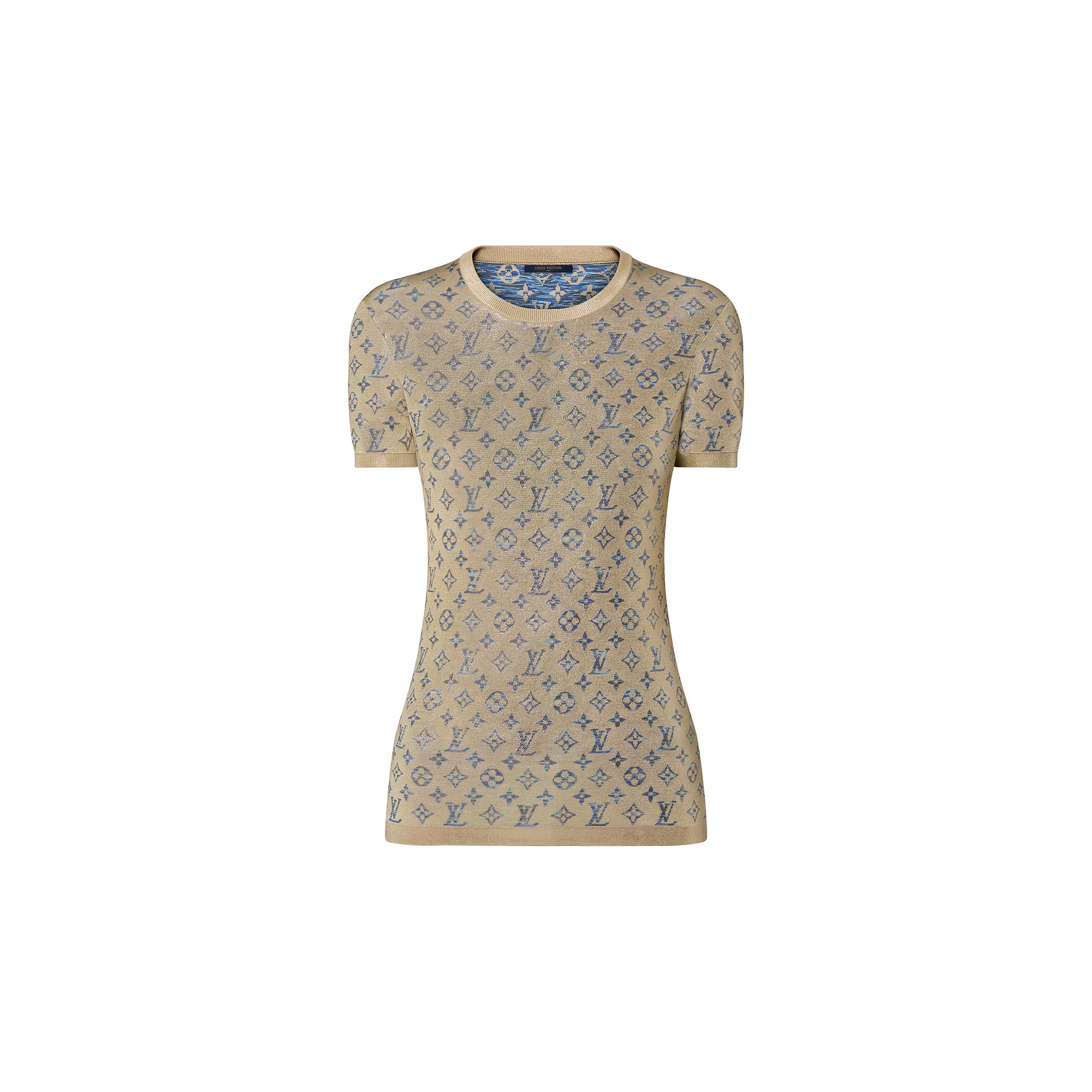 Metallic Monogram Knit Top - Ready to Wear | LOUIS VUITTON